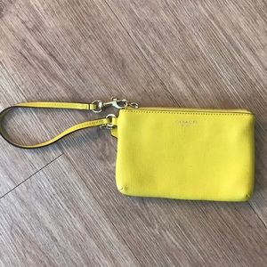 Yellow Coach Wristlet